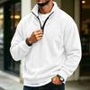 Men's Casual Quarter-Zip Long Sleeve Sweatshirt