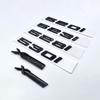 Alter glänzender schwarzer Buchstabe 520i 523i 525i 528i 530i 535i 540i Emblem für BMW 5er E60 E61 F10 F11 G30 Kofferraum-Logo-Aufkleber