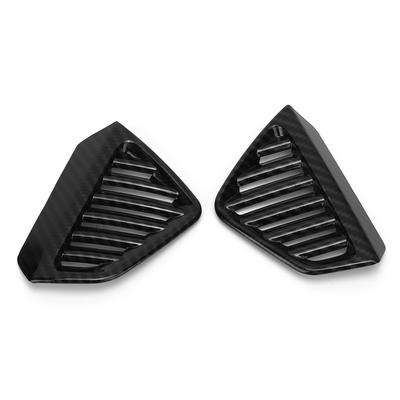 2 Adet Karbon Fiber Dokulu Göğüs Paneli Yan Hava Menfezi Kapağı Mercedes Benz GLEGLS için Uygun