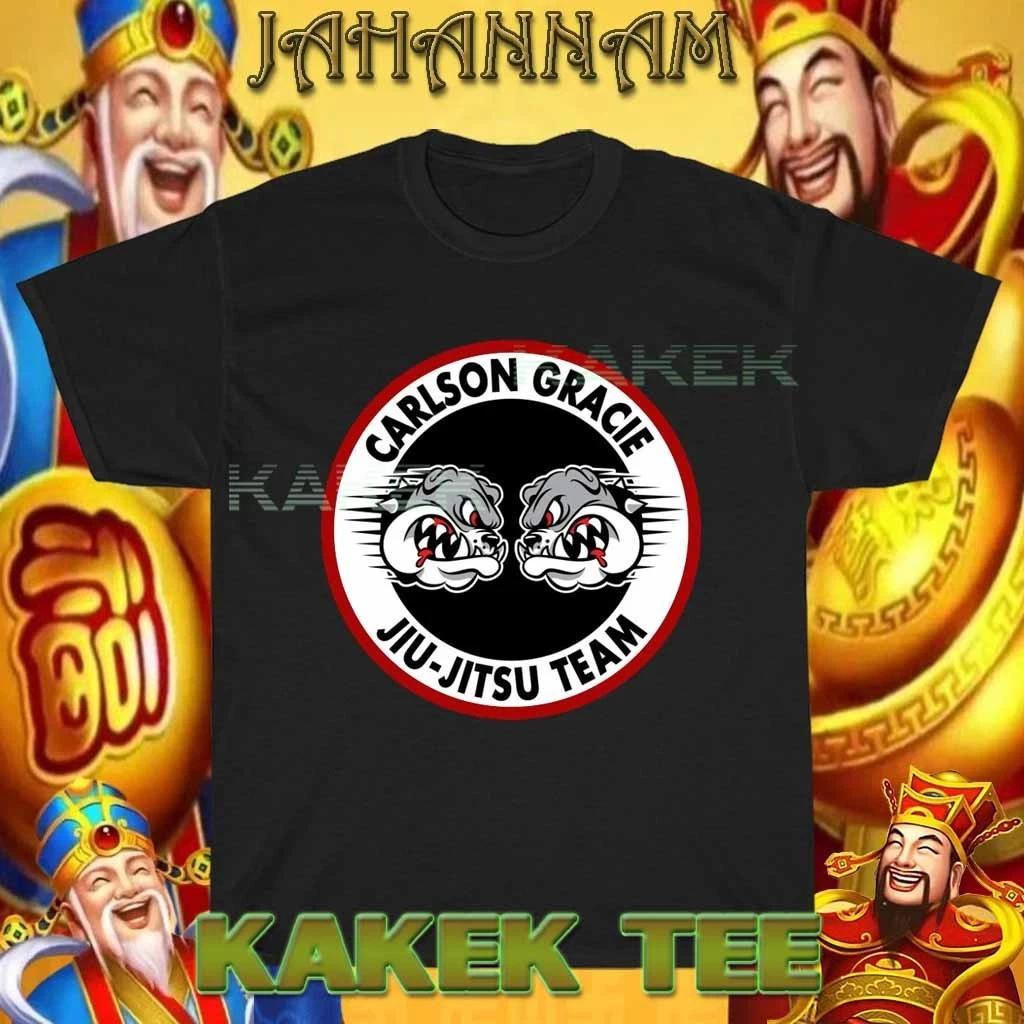 New Shirt Carlson Gracie Jiu-Jitsu Team American T shirt Funny Size S to 5XL S
