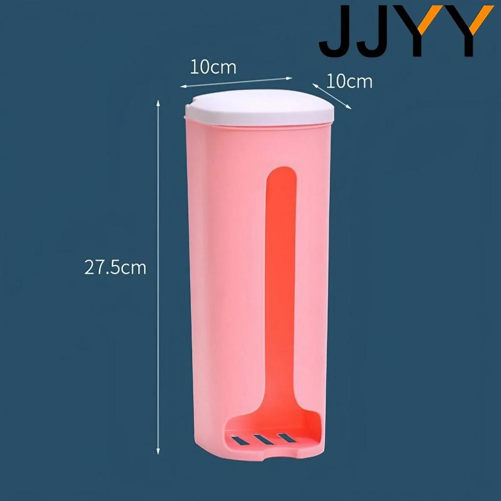 Punch Free Kitchen Garbage Bag Storage Box Wall Mounted Detachable Plastic Bag Holder for Easy Finishing Storage