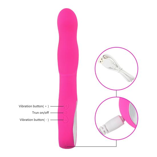 Curved G-Spot Vibrator for Women Multi-Frequency Silent Rechargeable Clitoral Vibrator Ergonomic Silicone Female Pleasure Massager for Adults