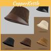 Future Style Vintage Fedora Hut aus Wildleder und PU-Material für Modebegeisterte