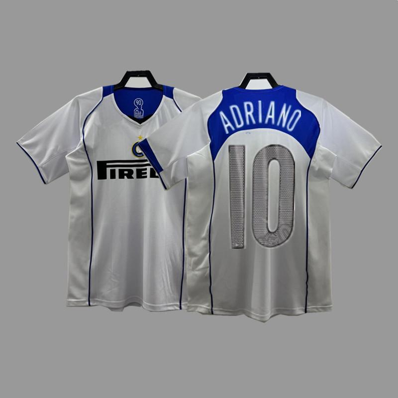 Inter Retro Jersey Football Jersey Classic Baggio Ronaldo Zanetti Figo Adriano Jersey