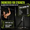 2pcs Loading Pin Weight Plate Loading Pin Steel Loading Pin Weight Plate  Forearm Exercise
