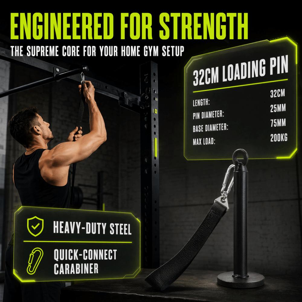 2pcs Loading Pin Weight Plate Loading Pin Steel Loading Pin Weight Plate Forearm Exercise
