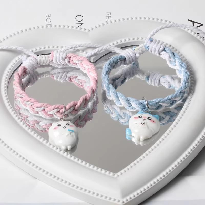 Knitted Magnetic Hand Rope Bracelet for Couples - Best Friend Gift