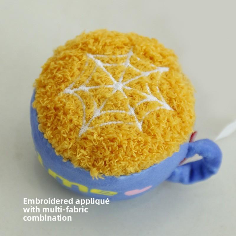 1pc Catnip Cat Self Entertainment Toy Coffee Cup Plush Doll Kitten Teeth Grinding Bite Resistant Boredom Relief Pet Play Toy