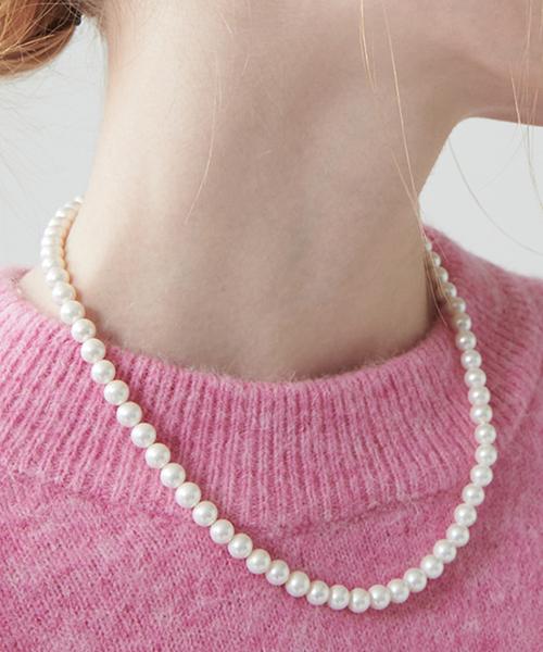 Tou Hl19 Basic Pure Lovely Pearl Necklace