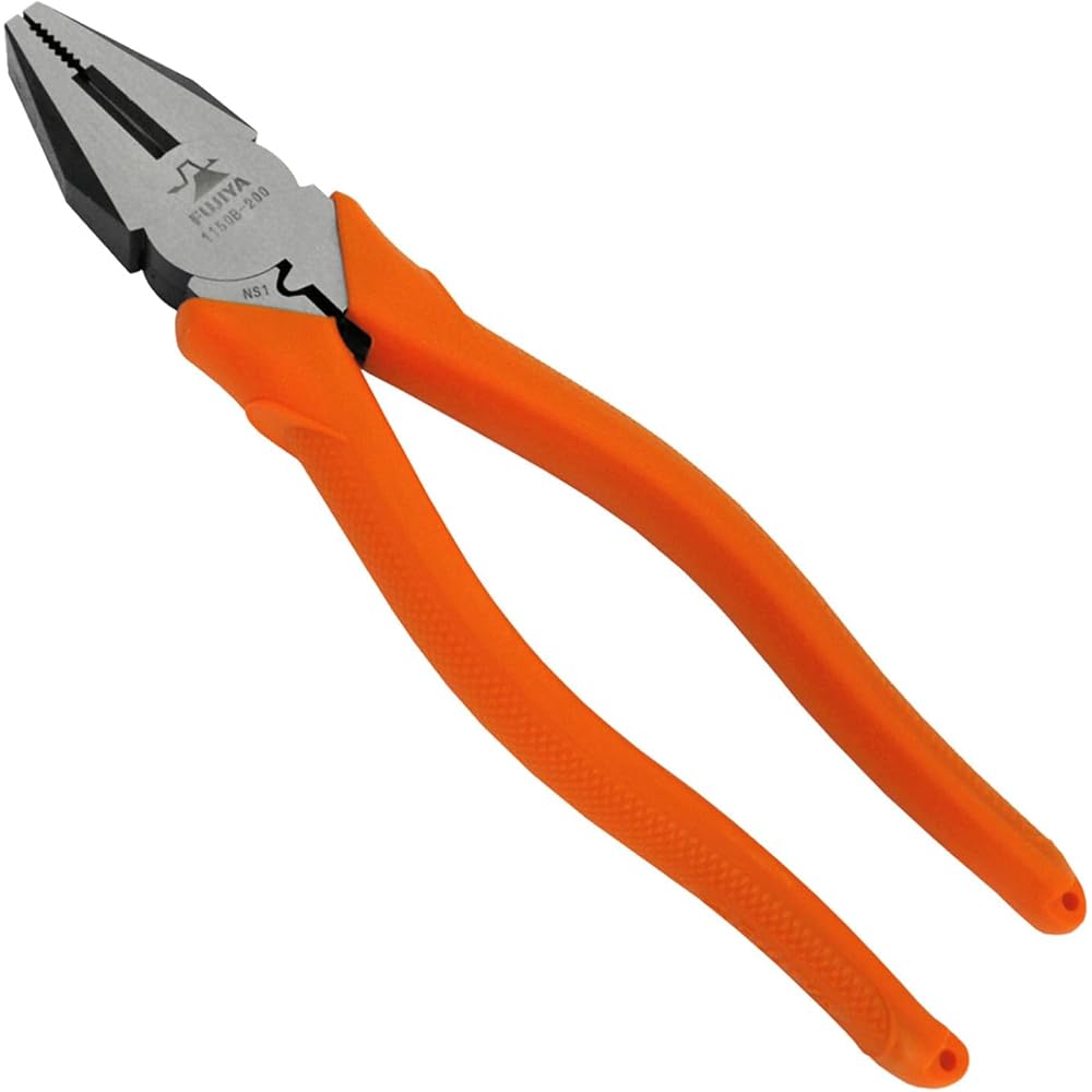 Fujiya (Fujiya) pliers (with simple crimping) 200mm 1150B-200