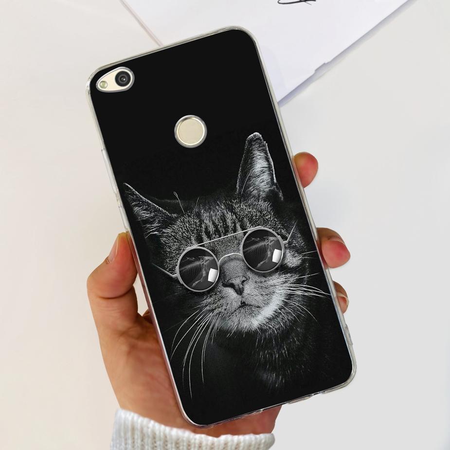 For Huawei P8 Lite 2017 Case Honor 8 Lite Popular Flowers Cartoon Cover Soft Silicone Phone Cases For Huawei P9 Lite 2017 Bumper