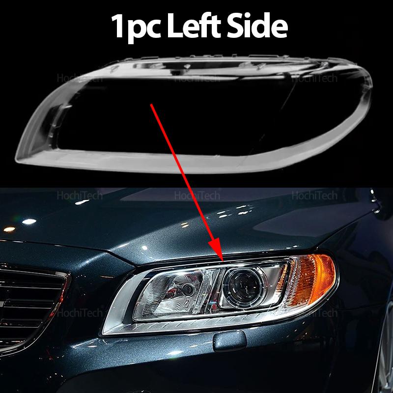 Headlight Cover Car Headlamp Lens Glass Replacement Front Lamp Shade Auto Shell for Volvo S80 S80L 2006-2016 1pc Left Side