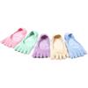 Summer New Women's Low-Cut Cotton Five-Toe Socks with Non-Slip Silicone