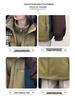 Cortavientos 3 en 1 Colorblock para Niñas 2025: Chaqueta Gruesa para Escuela Secundaria - Otoño/Invierno