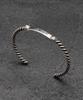 Royal Piece Twist Stud Bangle