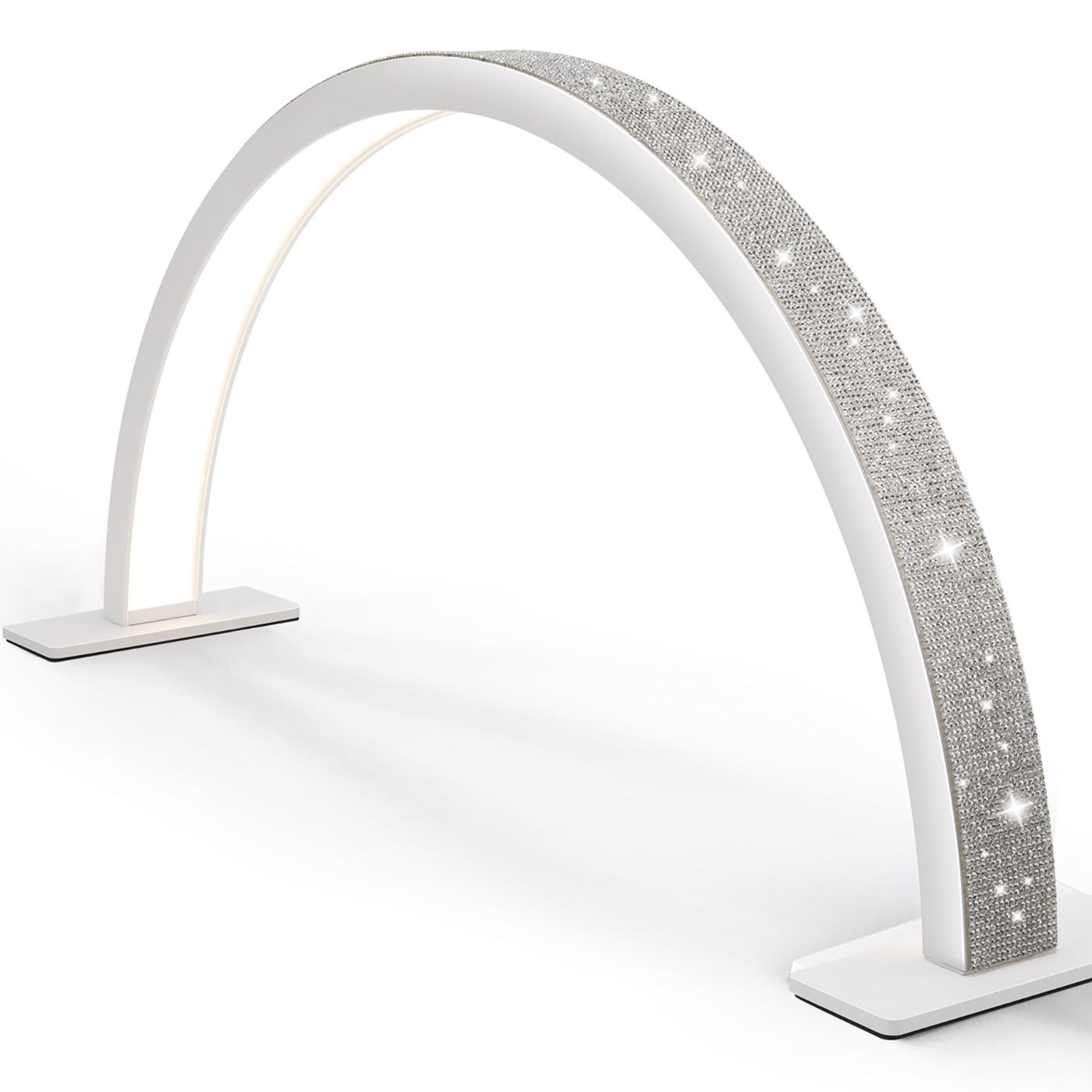 

Desk LED Lamp U-shaped Fill-in Light for Manicure Half-moon-shaped Nail Light with Diamonds Manicure Lamp Nail Art Salon Tools EU plug