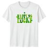 Happy Go Lucky TShirt Groovy St Patricks Day Holiday