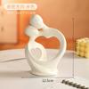 Nordic Abstract Art Figure Ornaments Creative Couple Wine Cabinet TV Cabinet Bedroom Figure Statue Modern Home Decoration Gift
