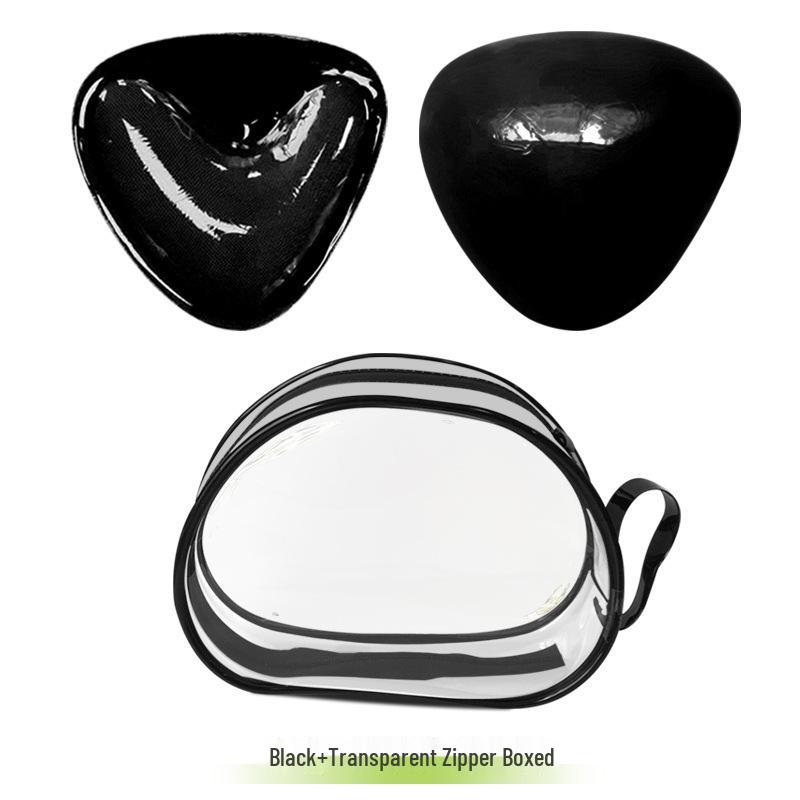 Inverted V Triangle Double-Sided Breast Pads: Adhesive, Thickened, Invisible Nipple Covers for Swimsuits.