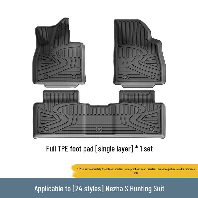 Custom TPE Floor Mats for Nezha S Hunting Armor – Dirt & Wear Resistant, Eco-Friendly, Fit 24 Models