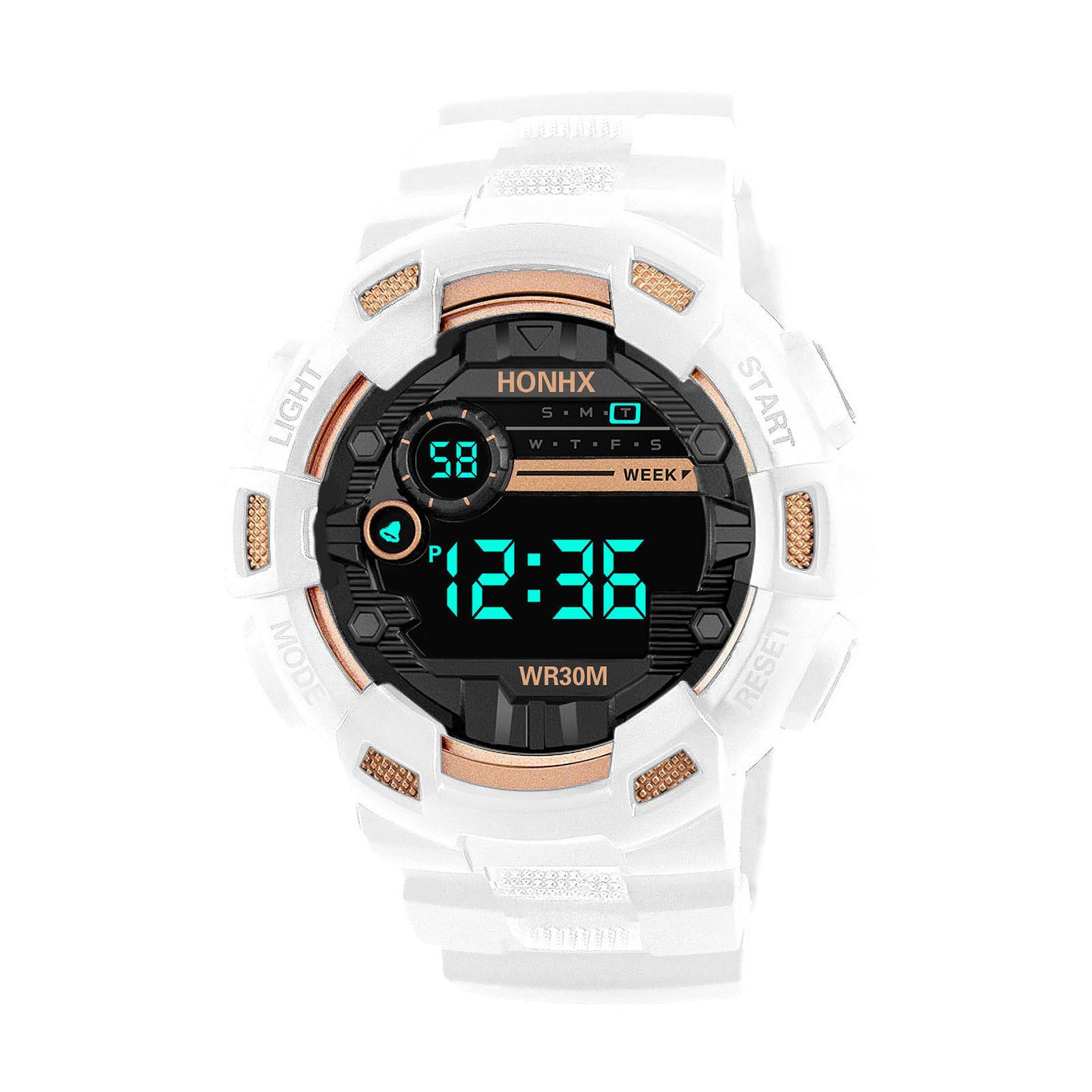 

Мужские часы военные часы с номером фитнес спортивные часы противоударные водонепроницаемые многофункциональные наручные цифровые часы для активного отдыха