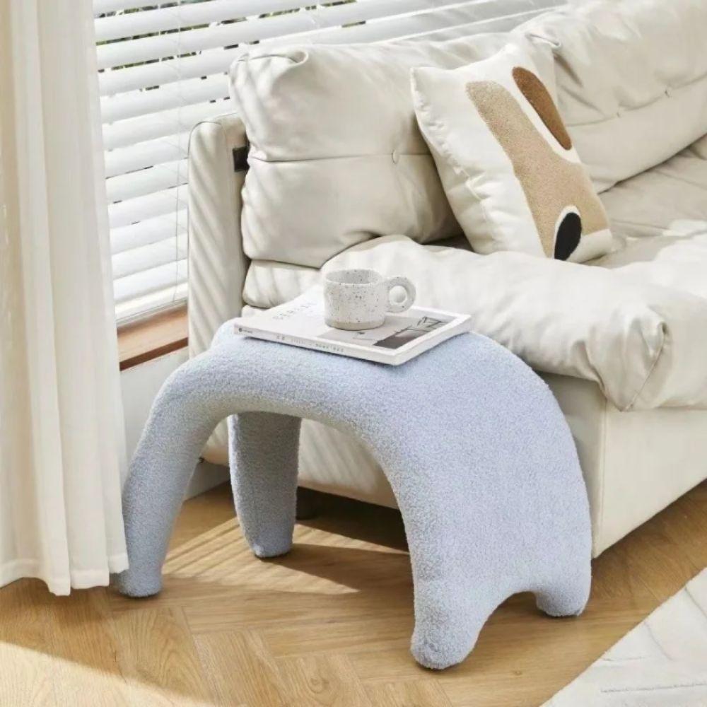 Armless Dressing Chair Small Stool Shoe Changing Stool Cream Style Vanity Stool Living Room