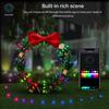 20/10/5M Christmas Tree RGB Lights Smart Waterproof 5V USB LED String Lamp Outdoor App Remote Control Garland Fairy Lights Decor