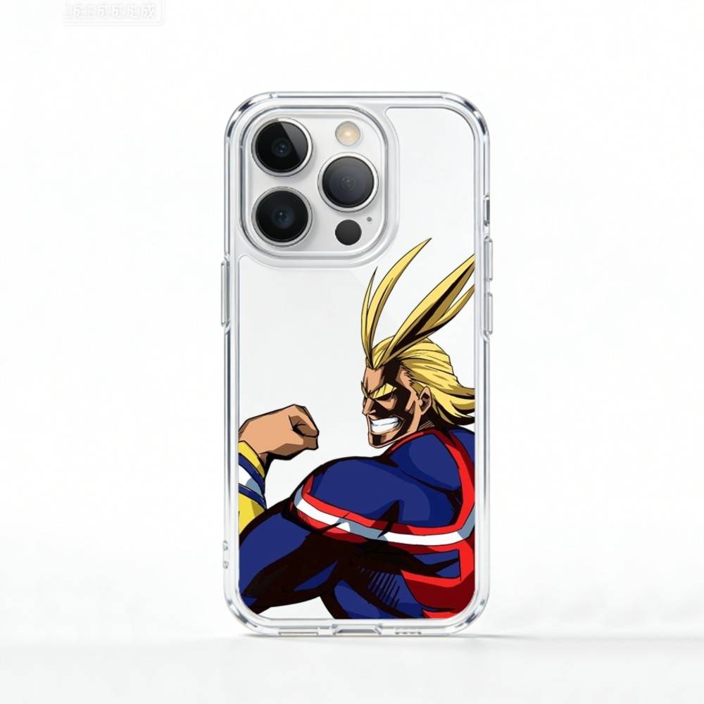 T-Toshinori Y-Yagi MHA All Might    Phone Case For iPhone 17 16 15 14 13 12 11 Mini Pro Max Plus Transparent Cover