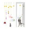 1pc Katten Spullen Door Hanging Elastic Rope Cat Toy Pet Toy Cat Interactive Self-Hilarious Toy Swing Toy Cat