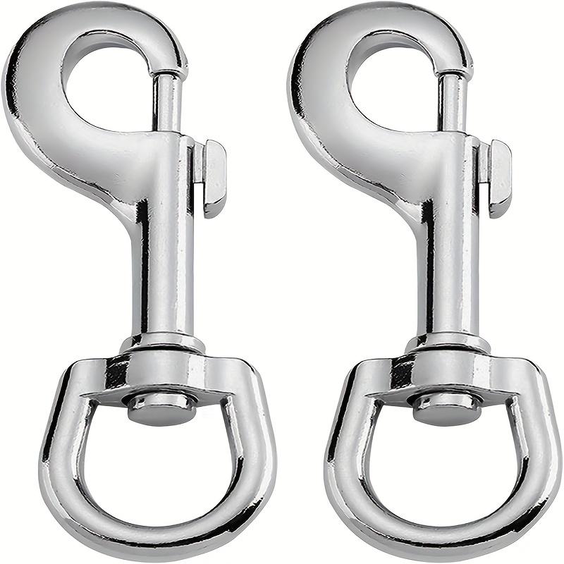 Two Sturdy Rotating Hook Bags, Made of Stainless Steel, Can Be Used As Keychains And Login Key Holders Or Dog Wires