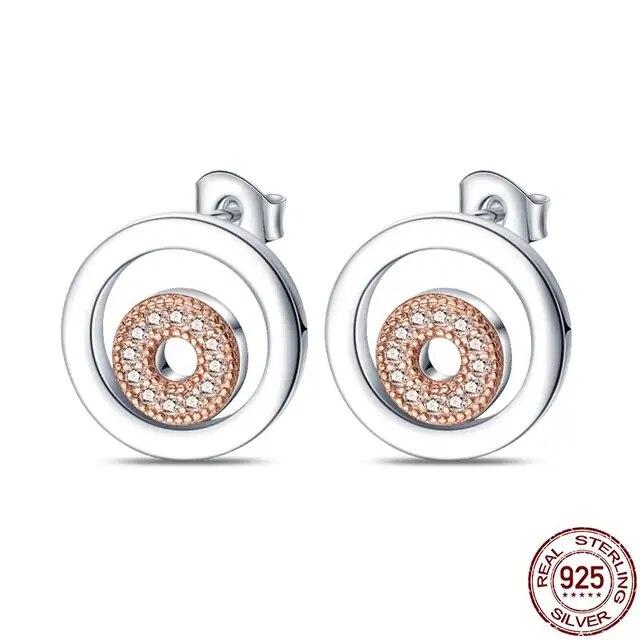 Pandach Náušnice Hvězda Měsíc ze Sterlingového Stříbra 925 Pro Výrobu Šperků Pro Ženy Párty Dárek Tovární Výprodej Náušnice Pro Ženy Nové