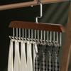 Women Clothes Storage Hanger Multifunctional Wooden Belt Hanger Sturdy Durable Tie Holder for Beanie Scarfs Bra Closet Supplies