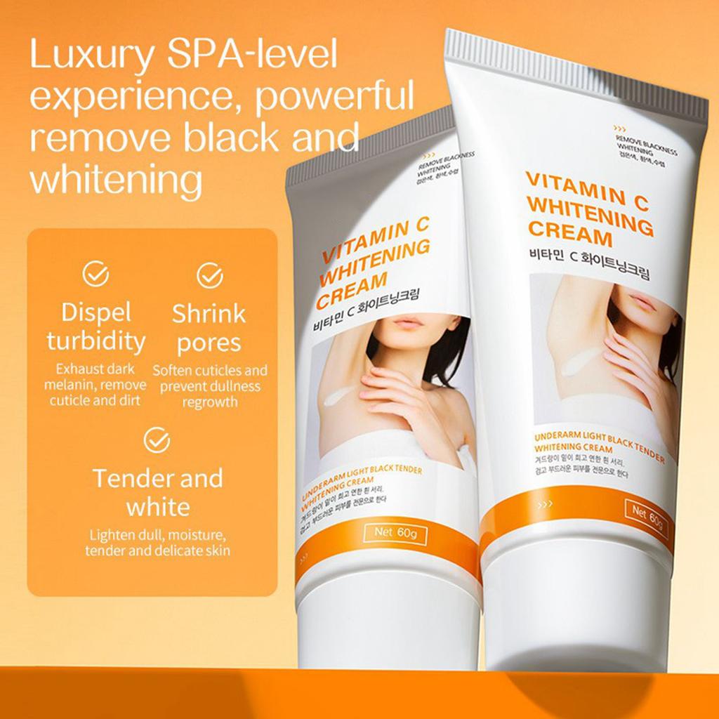 Underarm Whitening Cream, Gongpei Light, Dark, Smooth And Even Skin Body Care Cream.