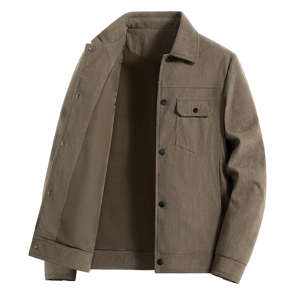 

Свободная повседневная универсальная вельветовая мужская куртка для работы на весну и осень, большой размер 6XL