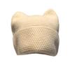 Cats Ear Knitted Hat Women Crochet Hat Warm Winter Hat Soft Crochet Hat Windproof Snow Hat for Women Outdoor Activity