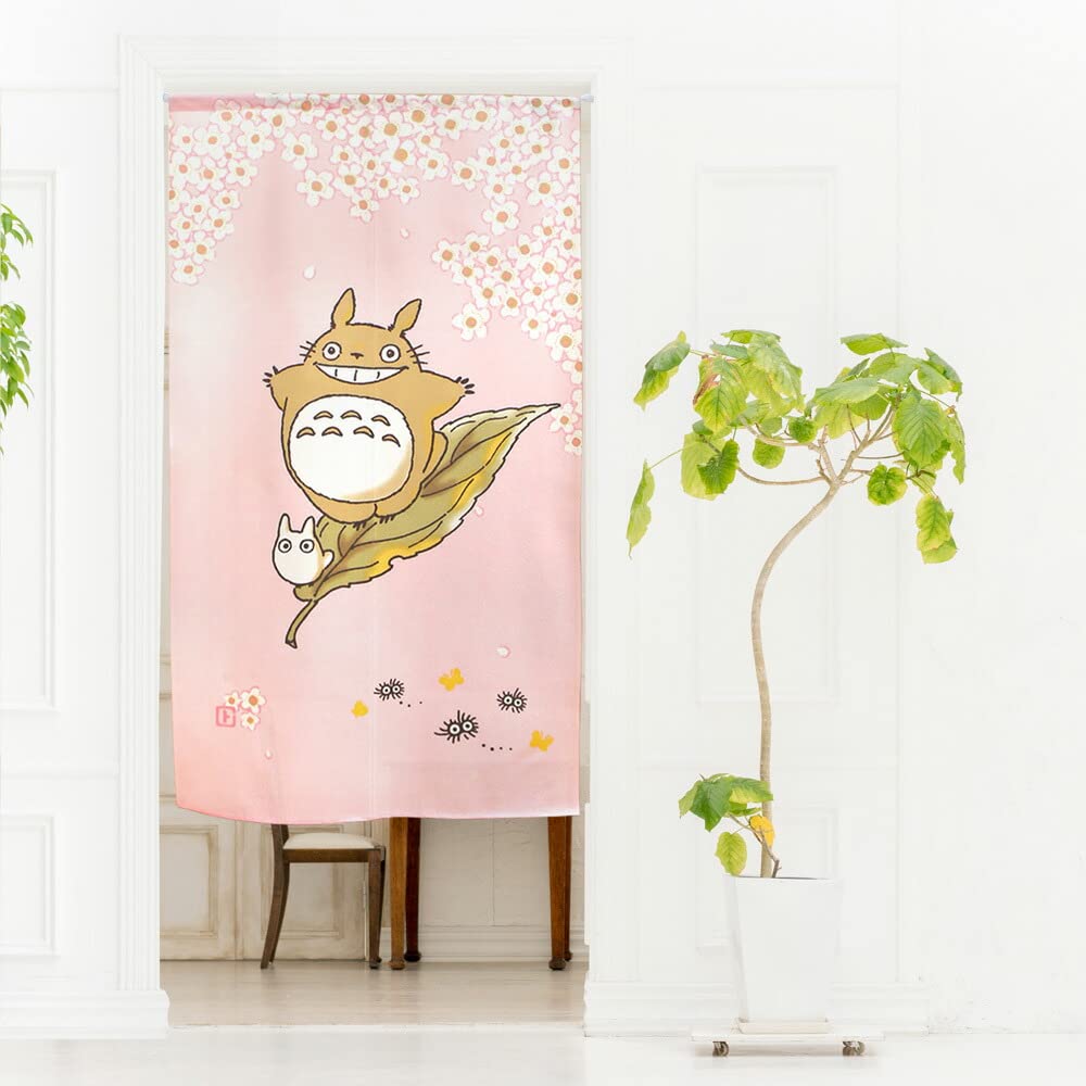 

Totoro Noren Studio Ghibli and 85cm Wide x 150cm Riding the Spring 11573 [Noren Kobo] Curtain, Tapestry, Spring, Summer, Autumn, Winter, Long, Breeze,