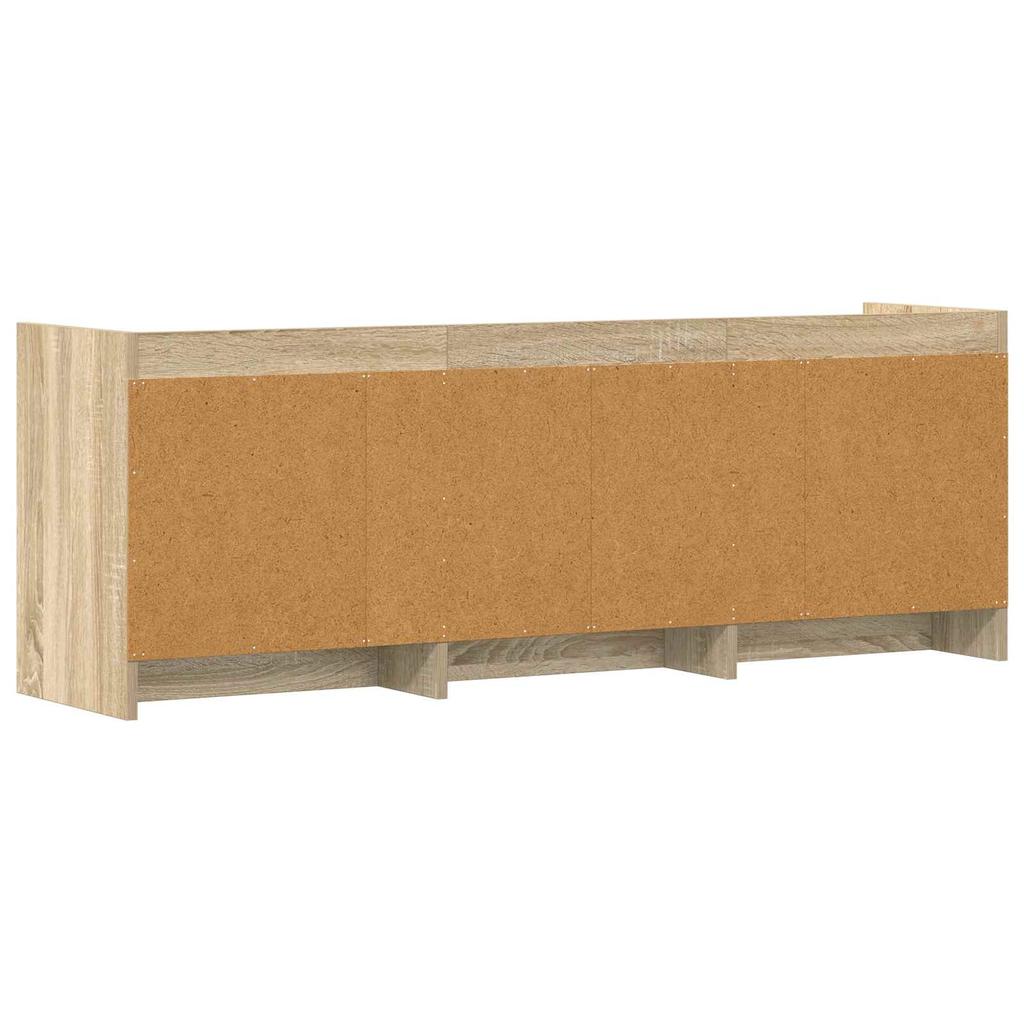 TV Cabinet 130 x 33 x 47 cm Sonoma Oak Particleboard