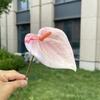 10ks Mini Anthurium Umělé Květiny Falešné Stonky Alokasie pro Svatbu Domácí Květinové Uspořádání Dekorace