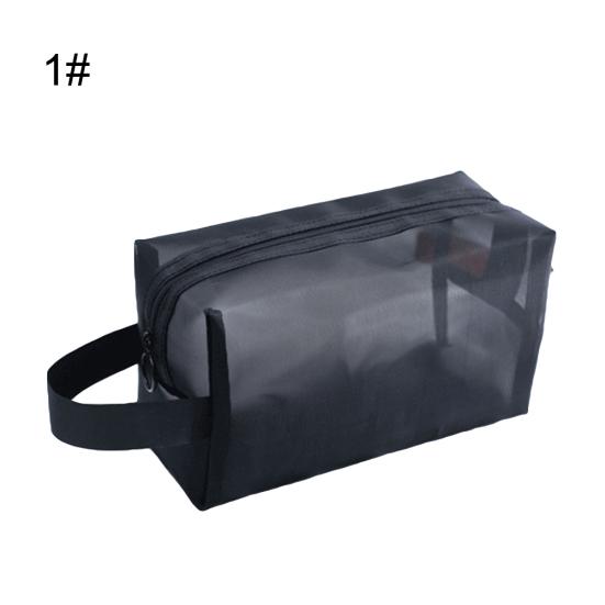 Tragbare transparente Reise-Kosmetiktasche, Make-up-Etui, Aufbewahrungstasche für Toilettenartikel