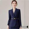 Aishangchen Navy Blue Professional Suit – Elegant Style for Hotel Reception & Sales Department