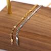 10meters/2meters Stainless Steel Sequins Chain for Jewelry Making Findings DIY Gold Color Bracelets Necklace Chain Accessories