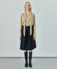 Ihr Front Tuck Midi Skirt / Black