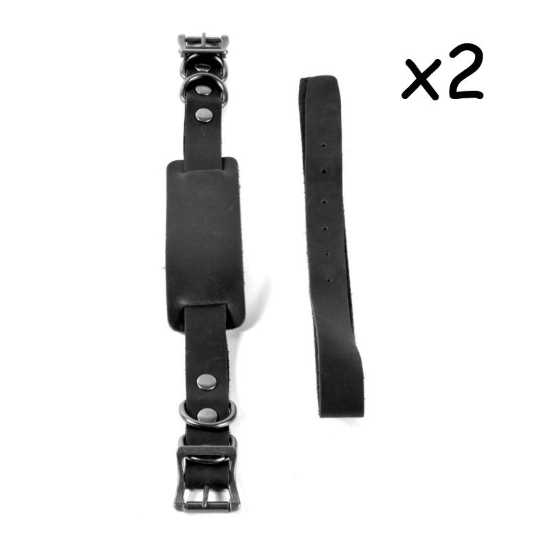 Locomotive Side Bags Modification Belts Wear-resistant Motorcycle Bag Strap  Genuine Leather Belt Universal Bike Bag