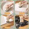 Non-Scratch Pot Cleaning Brush Ergonomic Soap Dispensing Palm Brush Kitchen Scrub Brush  Kitchen