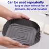 Disposable silicone polymers for air fryers, oil-free pans, pizza accessories, baking, 1 piece