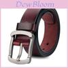 Vintage Leather Mens Belt With Alloy Buckle For Casual Jeans Style