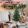 Artificial Christmas Tree Desktop Small Tree Pe Christmas Decoration Christmas Tree Ornaments Small Christmas Tree