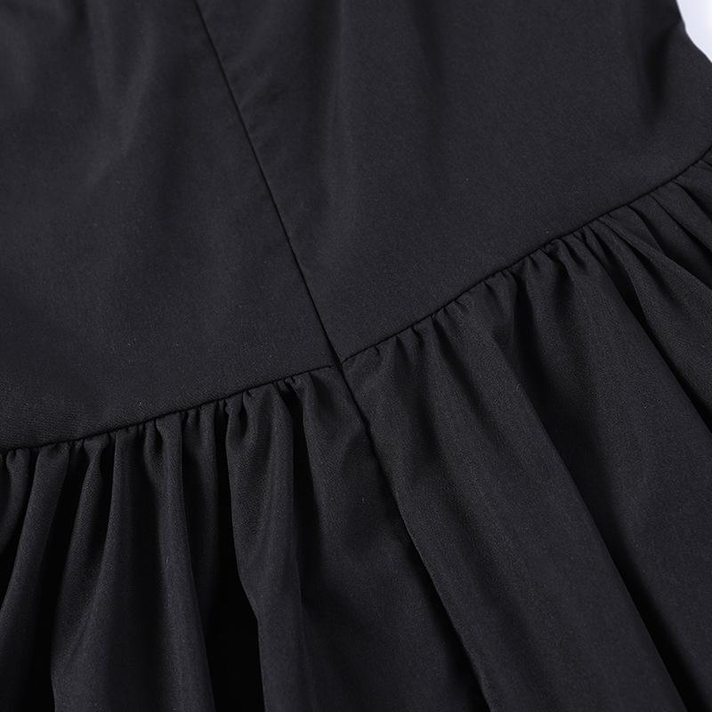 GMXIA Ležérní pouliční sukně smysl pro léto růže štíhlé krajkové áčkové šaty