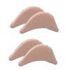 1/2Pair Toe Plug Soft Sponge Half Insoles Reusable Toe Filler Inserts Shoes Adjustable Big Foot Brace Pad Unisex Shoe Inserts