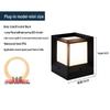 European-Style Solar Waterproof Outdoor Square Light for Courtyards, Villas, Parks, Fences, and Gates 